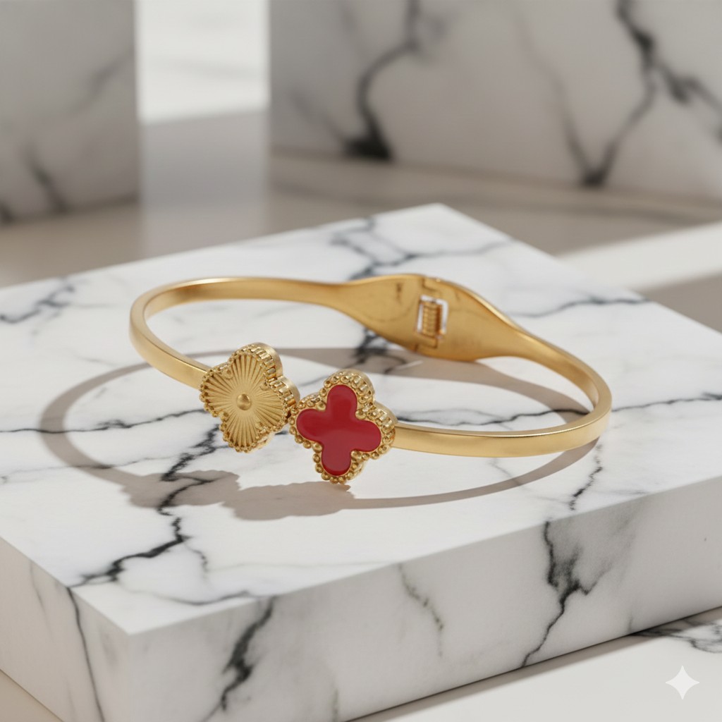 Bracelet "Trèfle Passion"