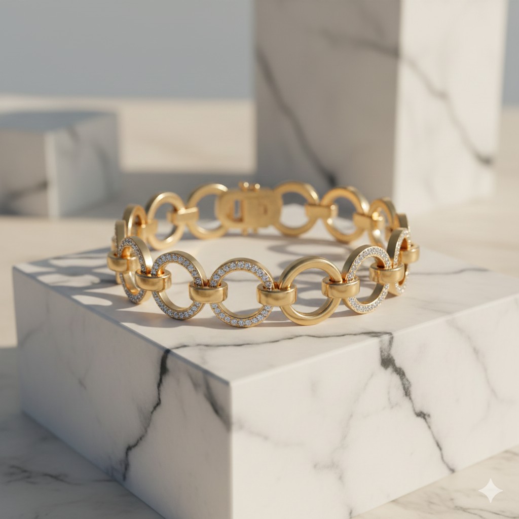 Bracelet "Lumière Enchaînée"