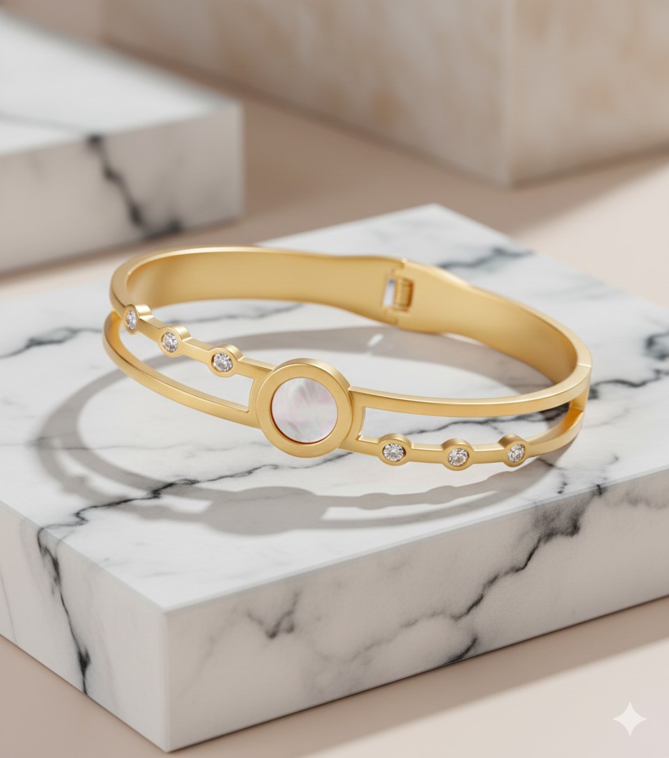 Bracelet "Lueur Nacre"