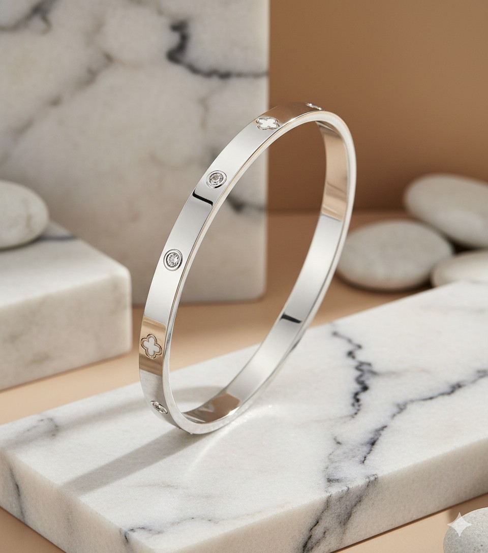 Bracelet "Jardin d'Argent"