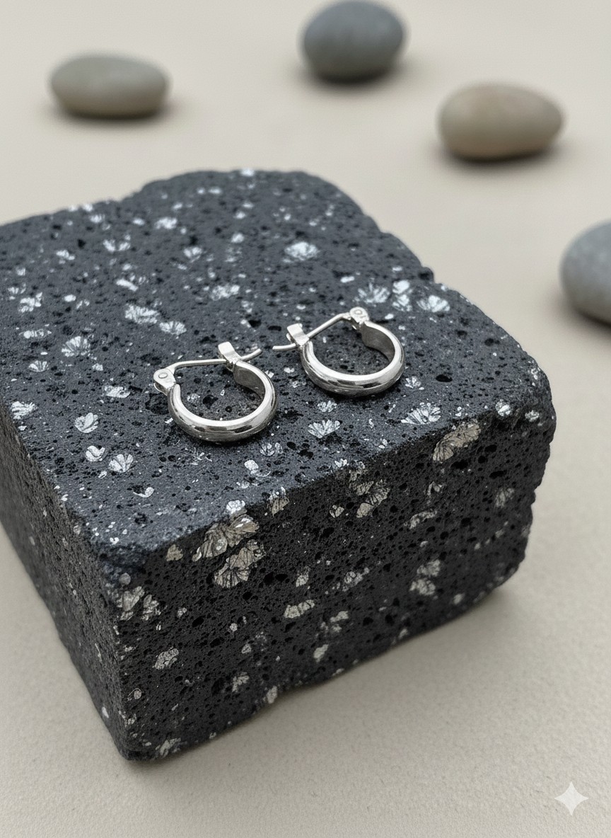 Paire de Boucles d’oreilles "Pure Élégance"