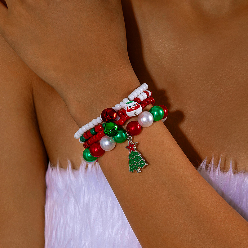 Lot de 3 Bracelets "Noël Festif"