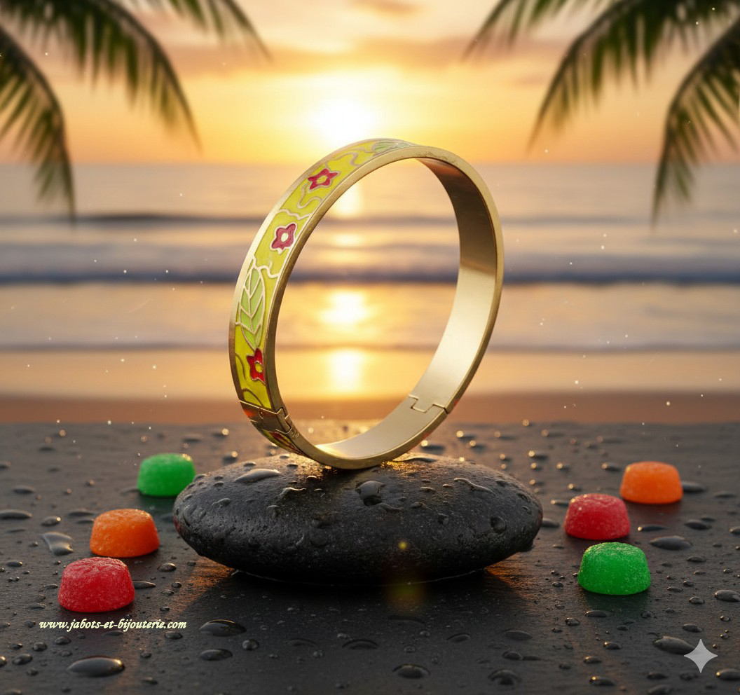 Bracelet "Jardin Ensoleillé" - Lumière Florale et Gaieté Estivale