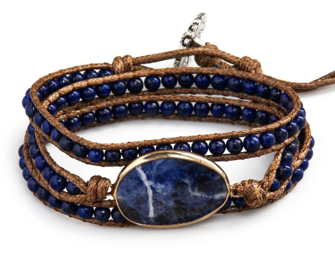 Bracelet "Mystère Bleu" – Sagesse & Inspiration – Image 2