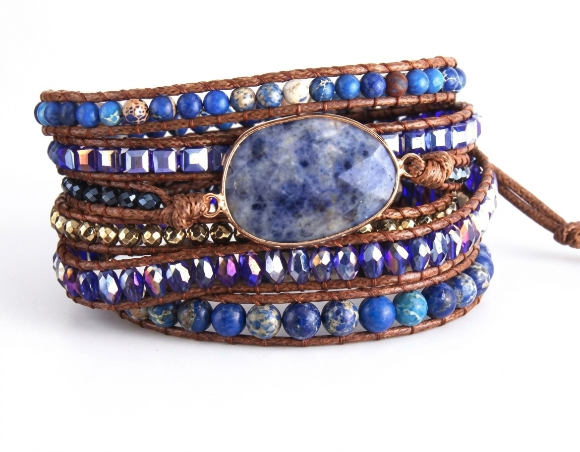 Bracelet "Nuit Bleue" – Clarté & Confiance – Image 2