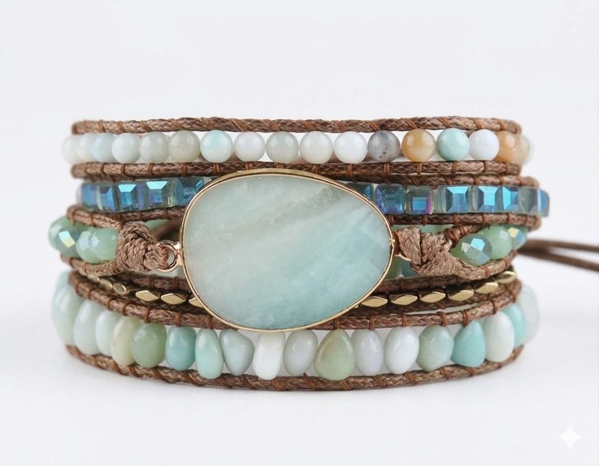 Bracelet LYRA "Harmonie Aquatique"-Sérénité & Élégance Naturelle – Image 2