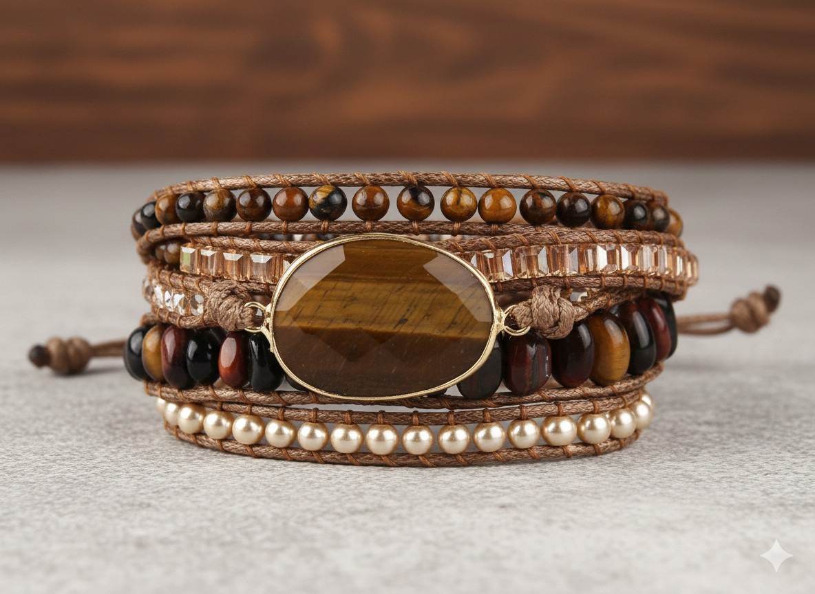 Bracelet "Regard du Tigre" – Protection & Élégance Naturelle