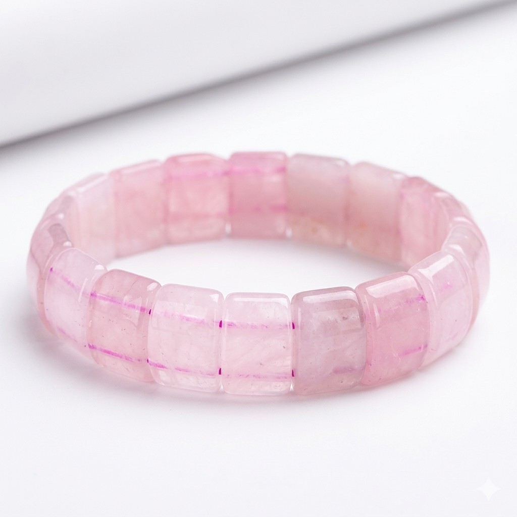 Bracelet "Douceur Rosée" – Amour & Tendresse