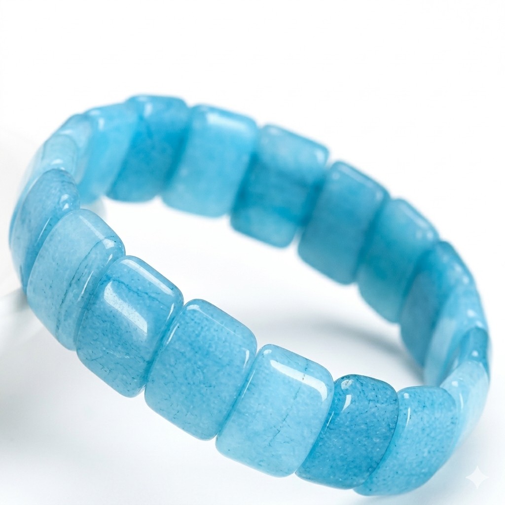 Bracelet "Sérénité Azur" – Calme & Communication