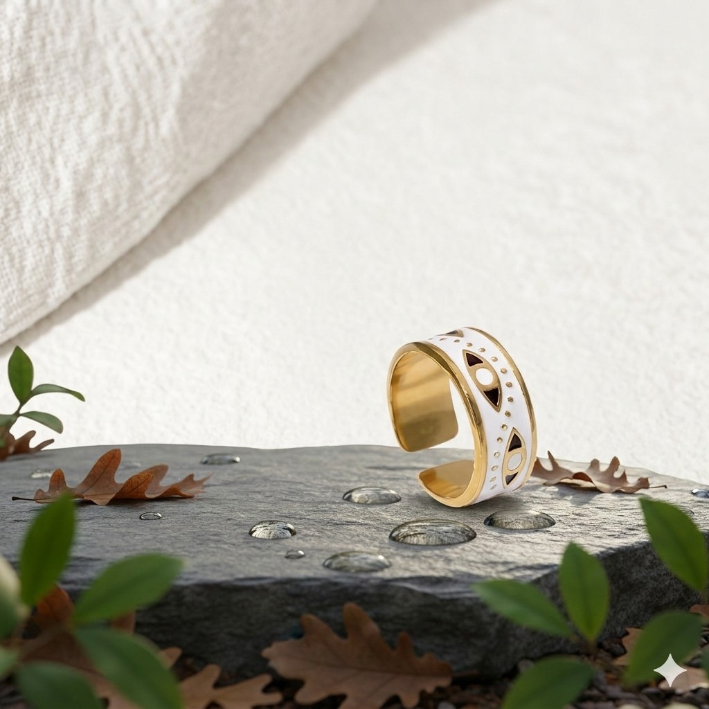 Bague LYRA "Éclat Géométrique"