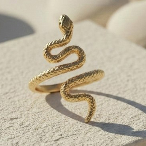 Bague LYRA "Serpent Spirale Doré" – Image 2