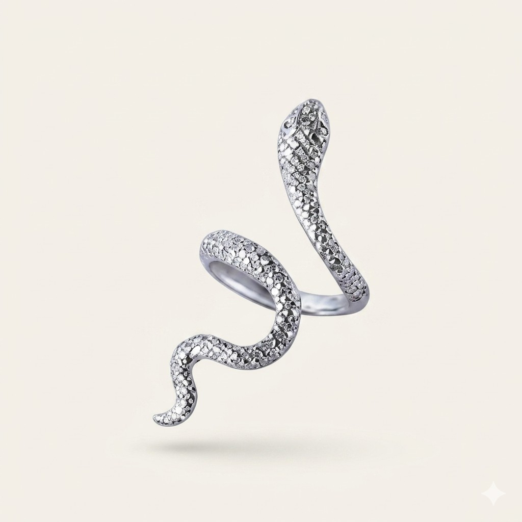 Bague LYRA "Serpent Doré à Tête de Dragon" – Image 2